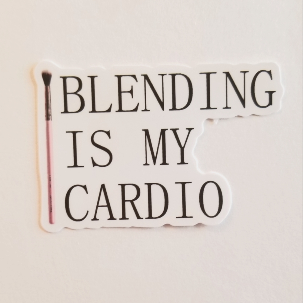 10/$10 Blending Is My Cardio Sticker